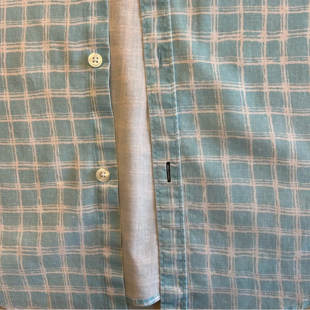 Hugo Boss Mens Aqua Slim Fit  Checkered Shirt
  Size S - Picture 6 of 10